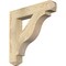 Ekena Millwork Funston Craftsman Rough Sawn Bracket, Douglas Fir, 4"W x 24"D x 24"H BKT04X24X24FST04RDF - alternate 1